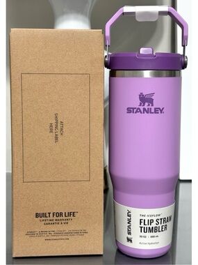 Stanley IceFlow Flip Straw 30oz Tumbler, LILAC PURPLE